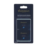 Waterman cartouche longue encre bleue x32
