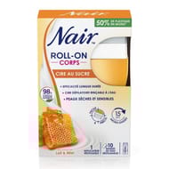 Nair cire au sucre lait et miel roll on peaux sensibles 100ml