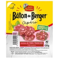 Justin Bridou bâton berger 20 tranches 120 g