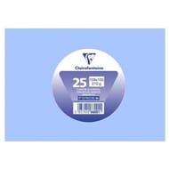 Clairefontaine 25 cartes 10.9x15.5 bleu lavande