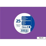 Clairefontaine 25 cartes 10.9x15.5 cm violine 210 grammes sous film