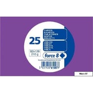 Clairefontaine 25 cartes de visite 8.2x12.8 cm 210 grammes violine sous flm