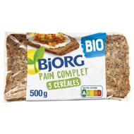 Bjorg pain complet 3 céréales bio 500g