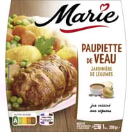 Marie paupiette de veau et jardinière de légumes 300g