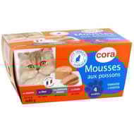 Cora coffret mousses aux poissons 4X85g