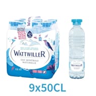 Wattwiller eau minérale naturelle 9x50cl