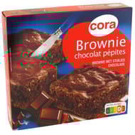 Cora brownie chocolat et pépites de chocolat 285g