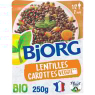 Bjorg lentilles carottes doy pack bio 250g
