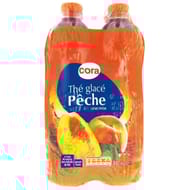 Cora boisson à base de thé péche 4x2l