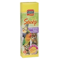 Riga sticky baguettes pour grandes perruches aux fruits x2 boite 140g