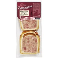 Pierre schmidt pâté en croûte l'original 2 tranches 200g