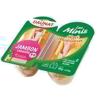 Daunat Les Minis Maxi moelleux jambon emmental 2x65g