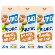 Bjorg lait d'amande intense bio 200ml x 3 600ml