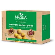 Magda marrons entiers pelés 400g
