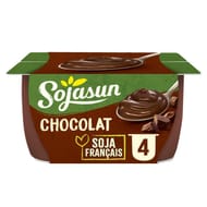 Sojasun dessert au soja chocolat 4x100 g