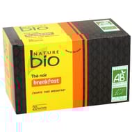 Nature bio thé noir breakfast 20 sachets 36g