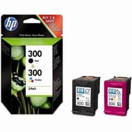 Hp pack 300 cartouche d'encre noire + couleurs