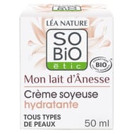 So bio etic crème soyeuse hydratante mon lait d'ânesse bio 50ml