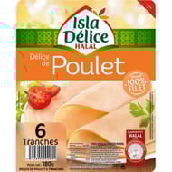 Isla Délice délice de poulet halal 6 tranches 180g