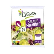 Les crudettes salade mélangée sachet 160g