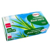 Cora boîte mouchoirs blancs aloé vera triple épaisseur x90