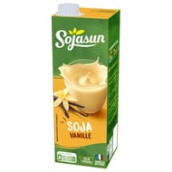 Sojasun boisson au soja saveur vanille brique prisma 1l