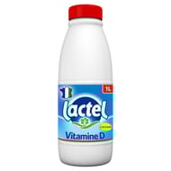 Lactel lait entier avec vitamine D 1l