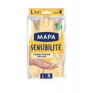 Mapa gants latex satiné taille L