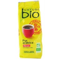 Nature bio café moulu pur arabica pérou 250g