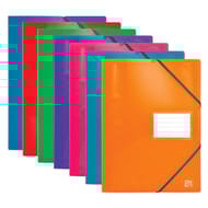 Oxford school protège documents a4 80 vues avec élastique assortie