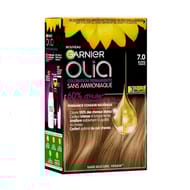 Olia coloration capillaire permanente sans ammoniaque 7.0 blond foncé