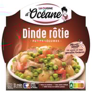 La cuisine d'océane dinde fermière et 5 légumes printaniers 300g