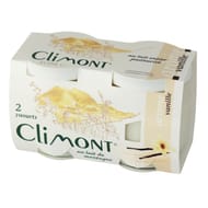Climont yaourt au lait de montagne arôme vanille 2x125g