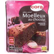 Cora pâte pour moelleux chocolat pépites 500g