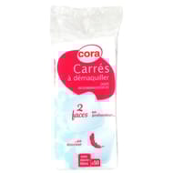 Cora carrés à démaquiller douceur  x 50