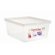 Eda boite crystaline rectangulaire 18L naturel