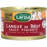 Larzul langue de boeuf sauce piquante 1/2 410g