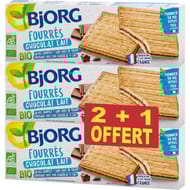 Bjorg fourré choco lait bio 2+1 offert 675g