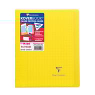 Clairefontaine kover book 17x22 cm seyes jaune translucide