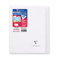 Clairefontaine kover book 17x22 cm  seyes  96 p translucide incolore