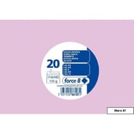 Clairefontaine 20 enveloppes auto-adhésives 11.4x16.2 cm lilas 120 grammes