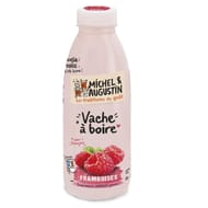 Michel et Augustin yaourt à boire onctueux framboise et menthe 500ml