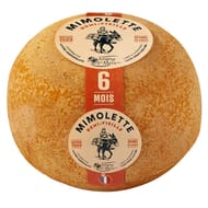 Mimolette française 1/2 vieille 6 mois d'affinage au lait pasteurisé de vache - Isigny Ste mère