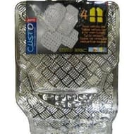 Sodifac tapis métallic argent