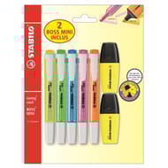 Stabilo skin 5 swing cool + 2 boss mini jaune