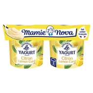 Mamie nova yaourt gourmand citron lemon curd 2x150g