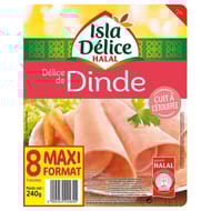Isla Délice délice de dinde halal 8 tranches 240g