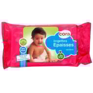 Cora lingettes bébé épaisses recharges x72