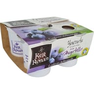 KER RONAN Yaourts brassés myrtille 4x125g