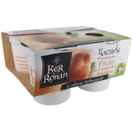 KER RONAN Yaourts brassés pêche du Languedoc Roussillon 4x125g